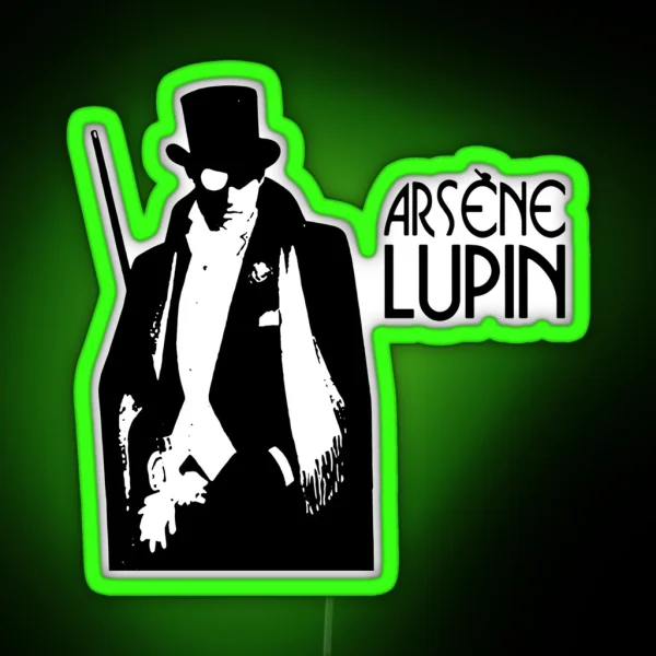 Arsene Lupin Netflix The Gentleman Thief RGB Neon Sign