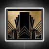 Art Deco Inspired Colorful Digital LED Neon Sign Display Solution