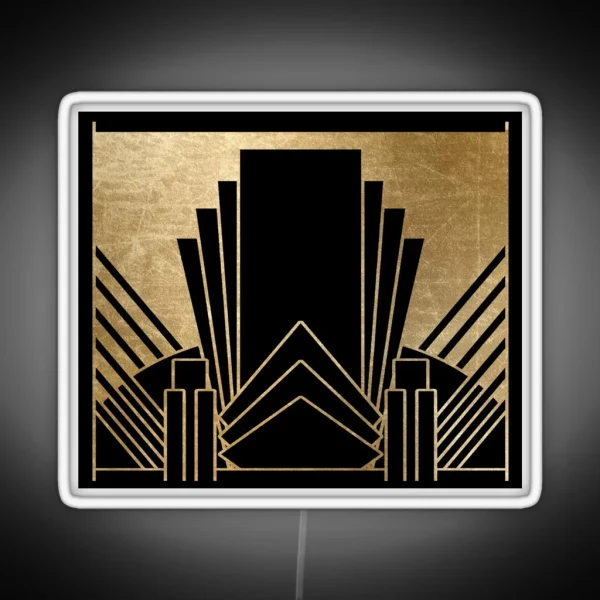 Art Deco Design RGB Neon Sign