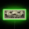 Art Nouveau inspired mountains RGB color changing neon wall decoration