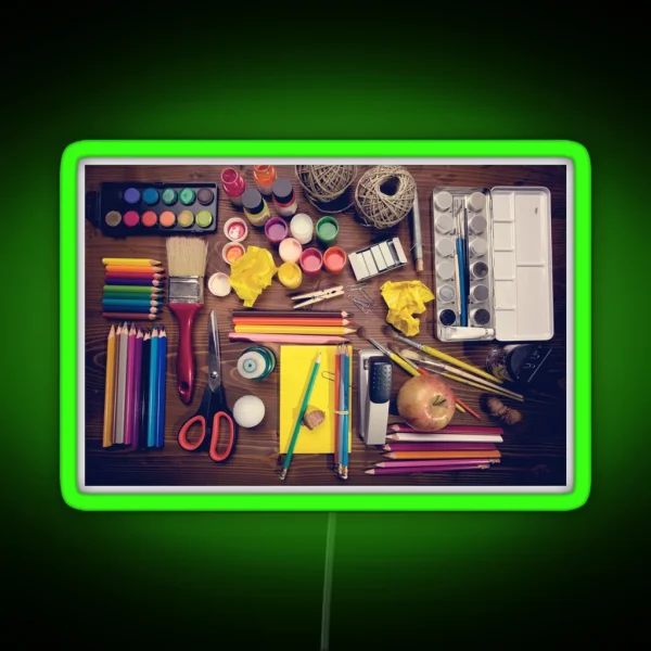 Art Supplies RGB Neon Sign
