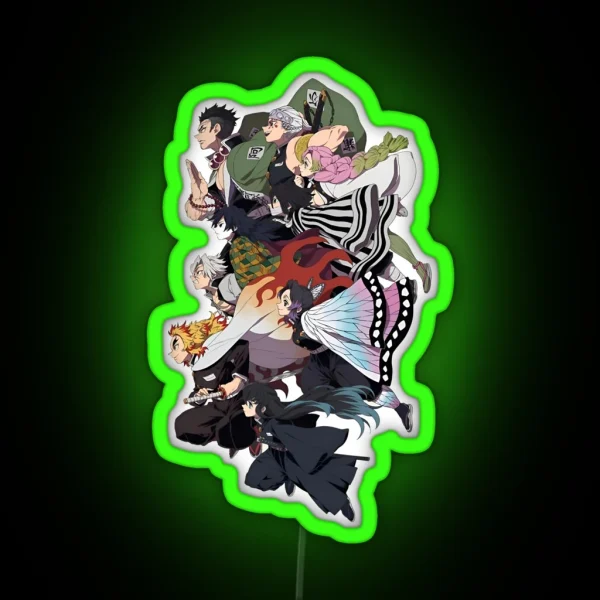 Art Work Of Great Cool Slayer Yaiba Animes Japan RGB Neon Sign