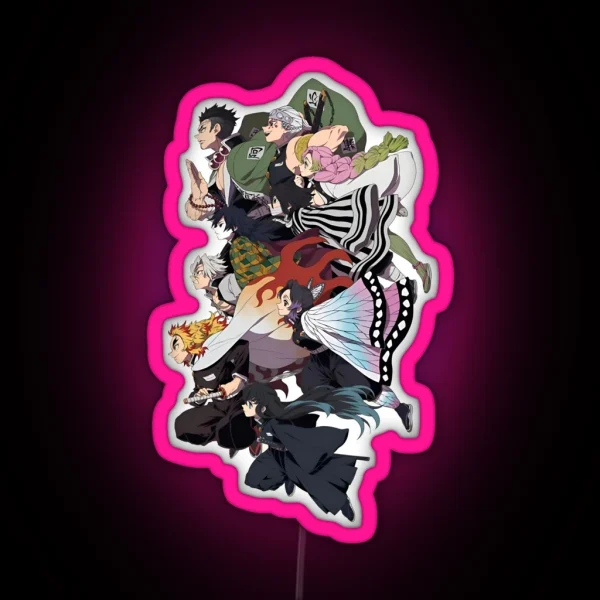 Art Work Of Great Cool Slayer Yaiba Animes Japan RGB Neon Sign