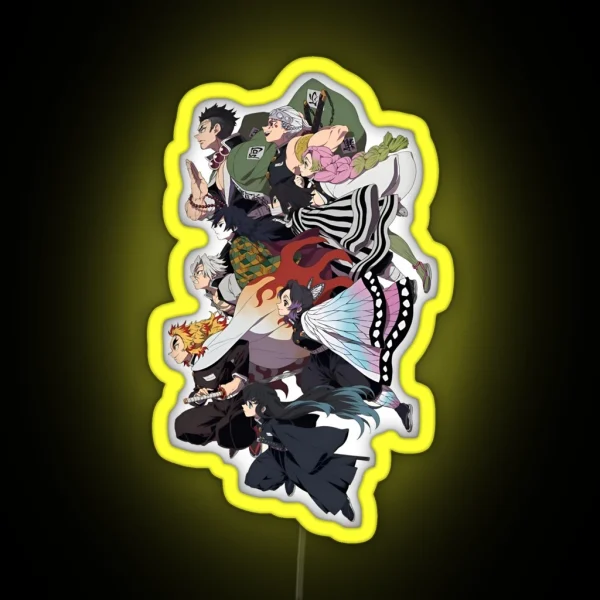 Art Work Of Great Cool Slayer Yaiba Animes Japan RGB Neon Sign