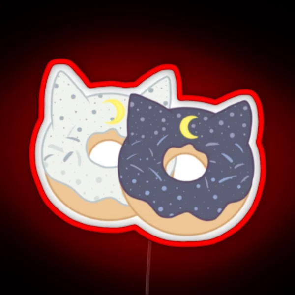 Artemis And Luna Donuts RGB Neon Sign