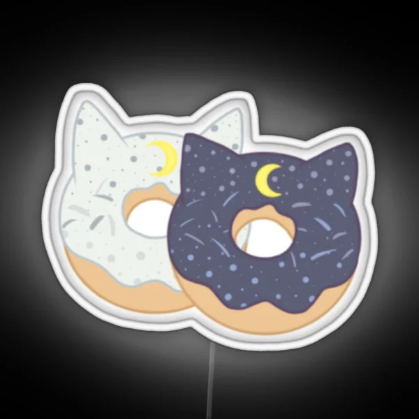Artemis And Luna Donuts RGB Neon Sign