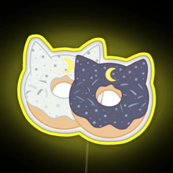 Artemis And Luna Donuts RGB Neon Sign