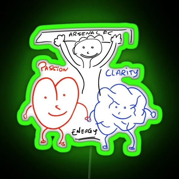 Arteta Managerial RGB Neon Sign