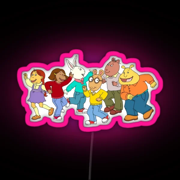 Arthur And Friends RGB Neon Sign