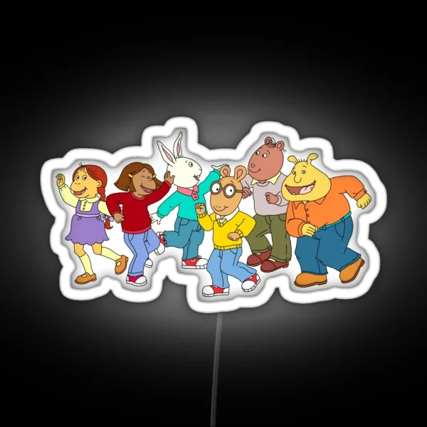 Arthur And Friends RGB Neon Sign