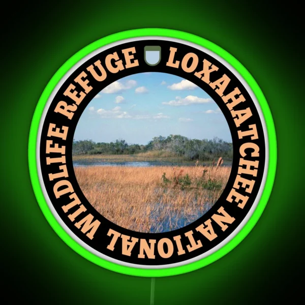 Arthur R Marshall Loxahatchee National Wildlife Refuge RGB Neon Sign