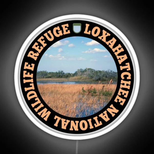 Arthur R Marshall Loxahatchee National Wildlife Refuge RGB Neon Sign