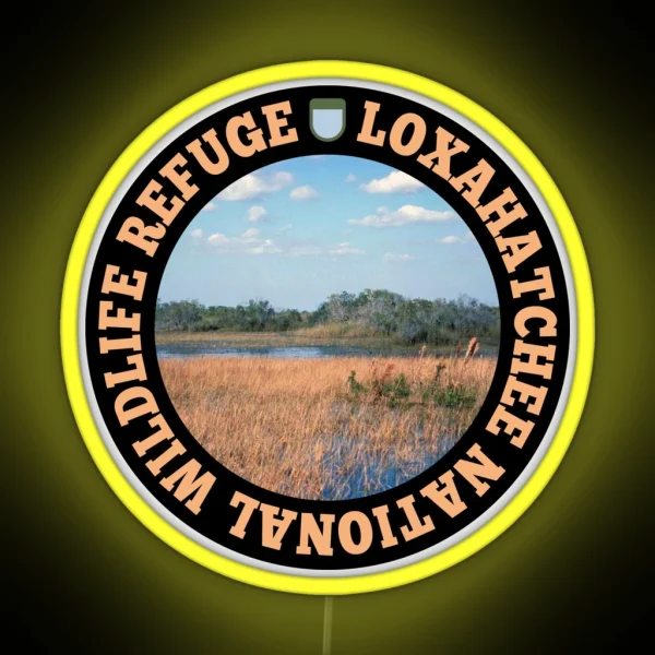 Arthur R Marshall Loxahatchee National Wildlife Refuge RGB Neon Sign