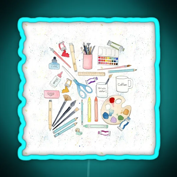 Artist Tools Of The Trade RGB Neon Sign