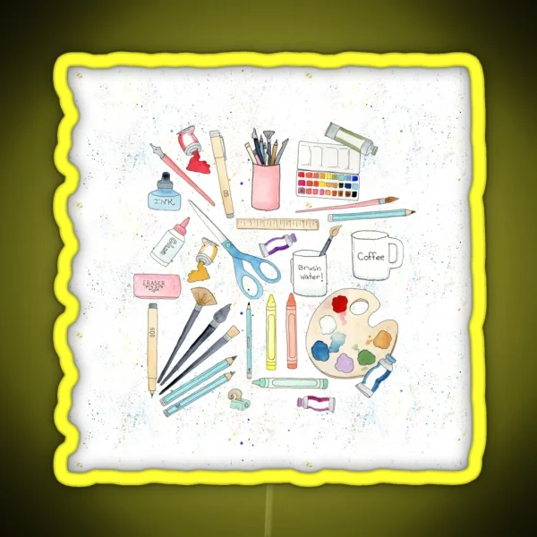 Artist Tools Of The Trade RGB Neon Sign