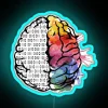 Artistic Brain Two Sides RGB Neon Sign - Image 3