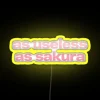 AS USELESS AS SAKURA RGB Neon Sign - Image 5