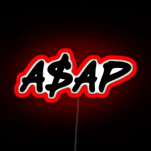 ASAP Always Strive And Prosper RGB Neon Sign