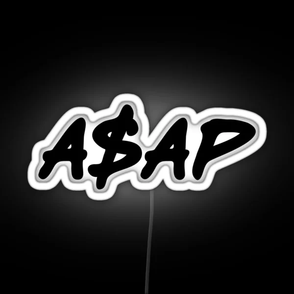 ASAP Always Strive And Prosper RGB Neon Sign