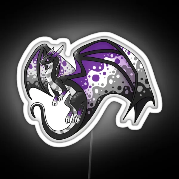 Asexual Dragon Friend RGB Neon Sign