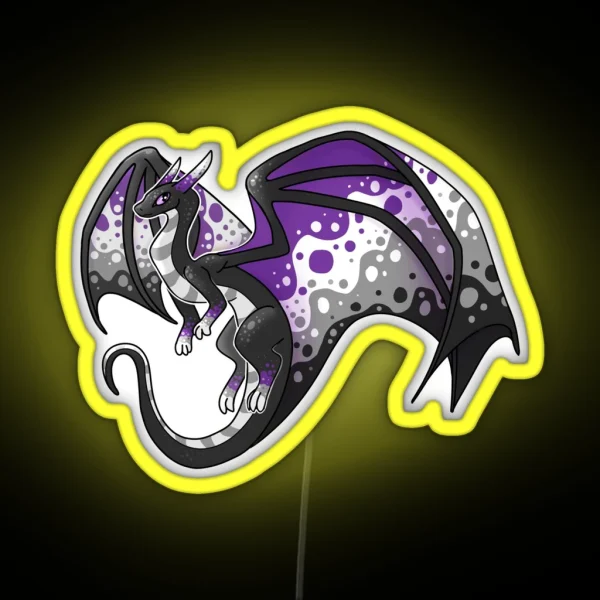 Asexual Dragon Friend RGB Neon Sign