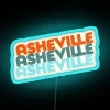 Asheville NC Retro Stack RGB Neon Sign - Image 3