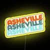 Asheville NC Retro Stack RGB Neon Sign - Image 5