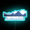 Asheville North Carolina RGB Neon Sign - Image 3