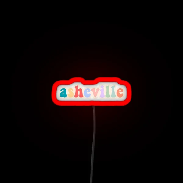 Asheville RGB Neon Sign