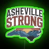 ASHEVILLE STRONG Support Asheville NC Mountains Made In North Carolina RGB Neon Sign - Image 3