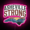 ASHEVILLE STRONG Support Asheville NC Mountains Made In North Carolina RGB Neon Sign - Image 6