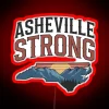 ASHEVILLE STRONG Support Asheville NC Mountains Made In North Carolina RGB Neon Sign - Image 2