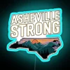 ASHEVILLE STRONG Support Asheville North Carolina Made In NC RGB Neon Sign - Image 2