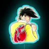 Japanese boxing classic 'Ashita no Joe' nostalgic RGB neon wall art.