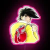Vibrant Ashita no Joe RGB Neon Sign with Modern Digital Artwork