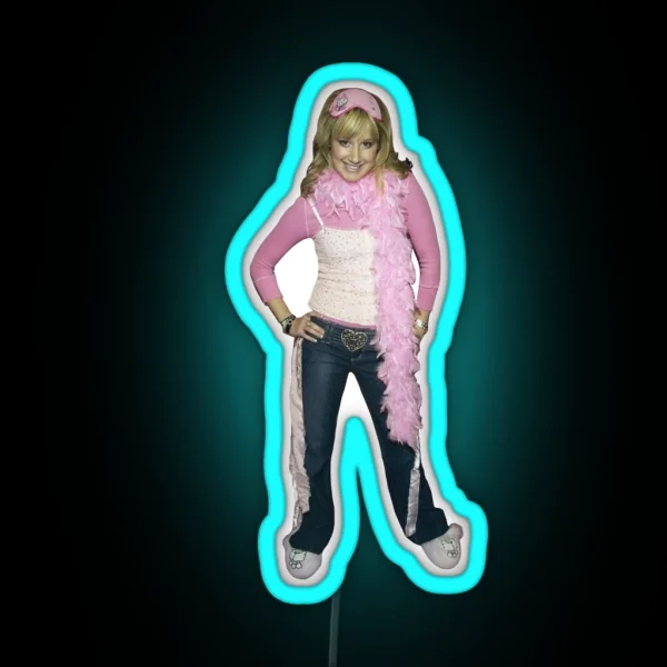 Ashley Tisdale In The 2000 S RGB Neon Sign