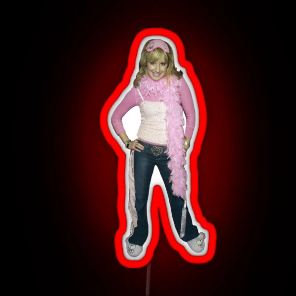 Ashley Tisdale In The 2000 S RGB Neon Sign