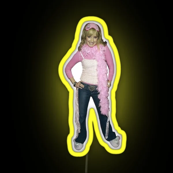 Ashley Tisdale In The 2000 S RGB Neon Sign