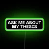 Eye-catching RGB neon sign for modern thesis statement decor enthusiasts