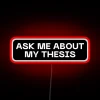 Nerdy Pride Alert: Bright RGB Neon Sign for Thesis Room Decor