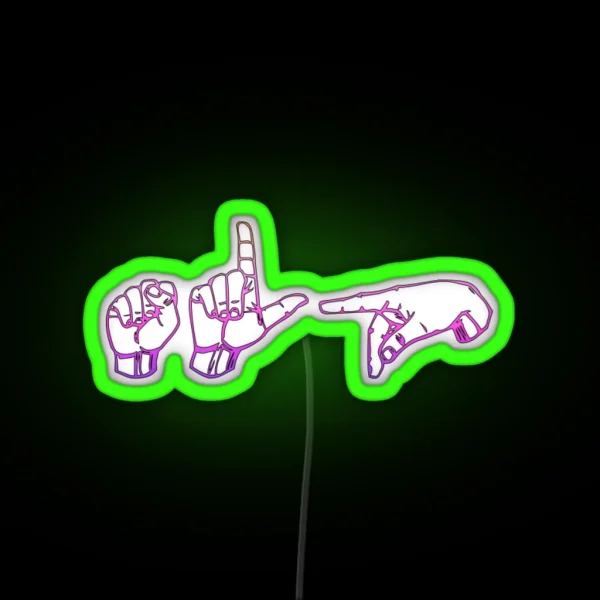 Asl Slp RGB Neon Sign