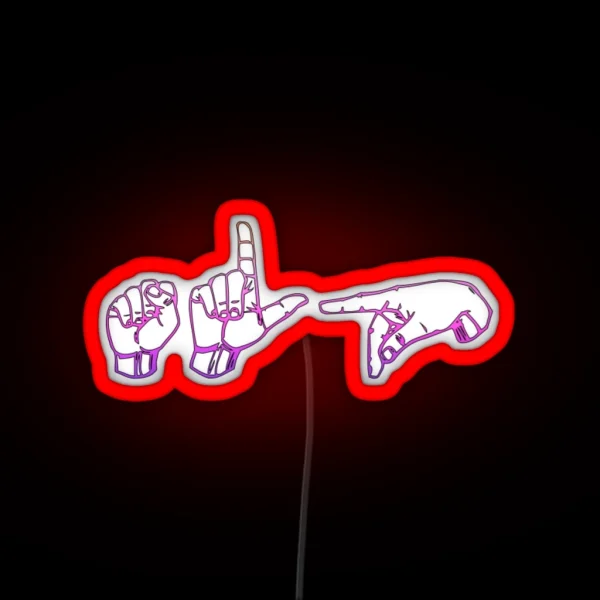 Asl Slp RGB Neon Sign