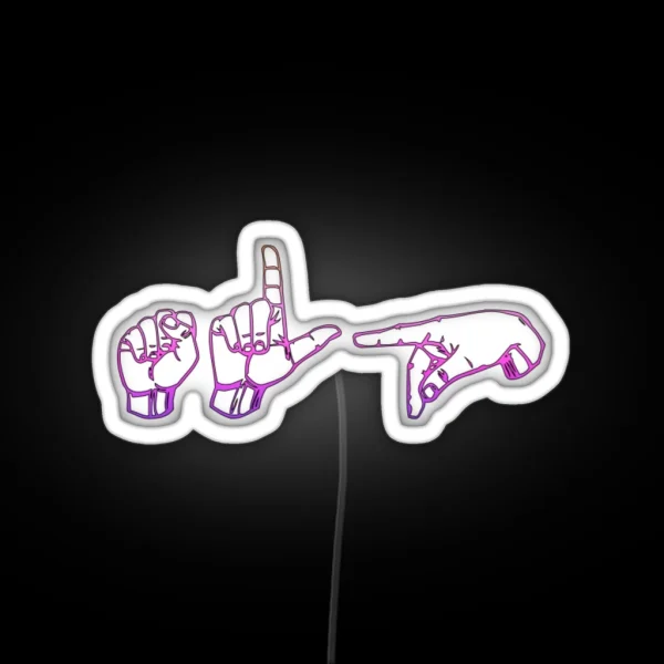 Asl Slp RGB Neon Sign