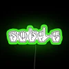 ASL Smile Rainbow Colors Personalized Neon Sign for Home Decor