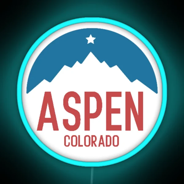 Aspen Colorado RGB Neon Sign
