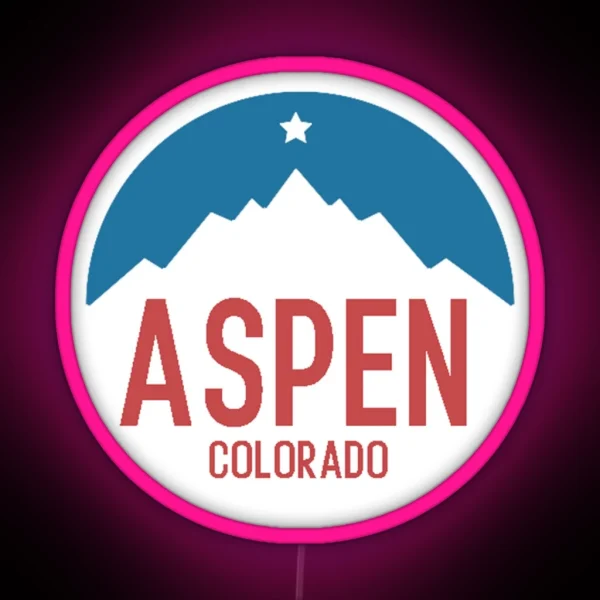 Aspen Colorado RGB Neon Sign
