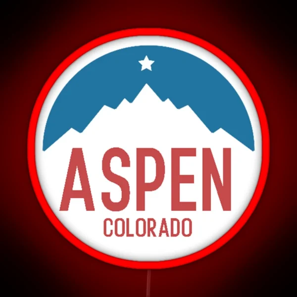 Aspen Colorado RGB Neon Sign