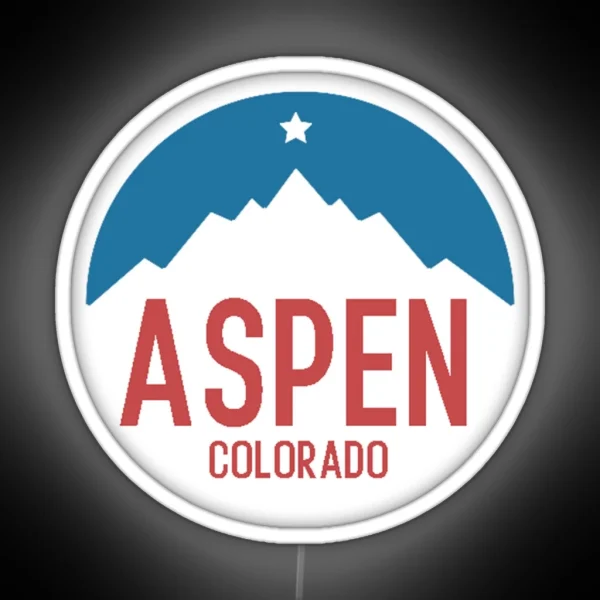 Aspen Colorado RGB Neon Sign