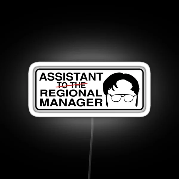 Assistant To The Regional Manager RGB Neon Sign