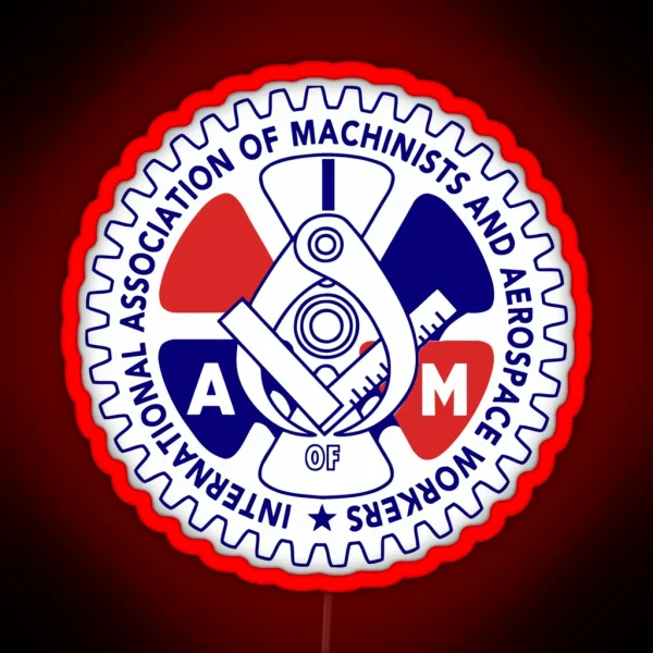 Association Of Machinists And Aerospace Workers RGB Neon Sign